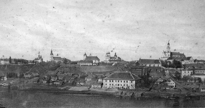 Гродно во времена губернатора И.Н. Скворцова, около 1864 г.